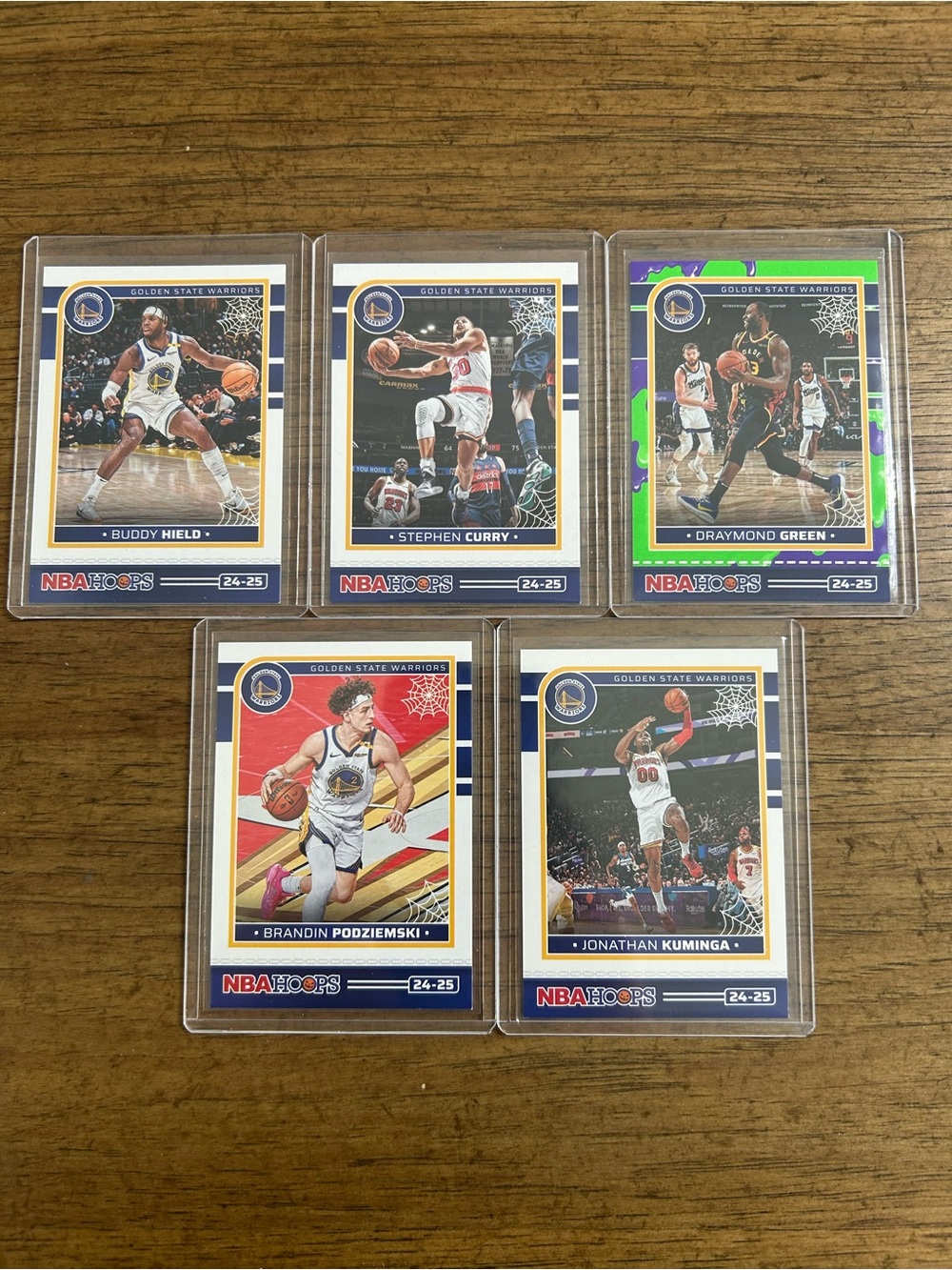 Golden State Warriors NBA Haunted Hoops 24-25 - Set of 5 cards